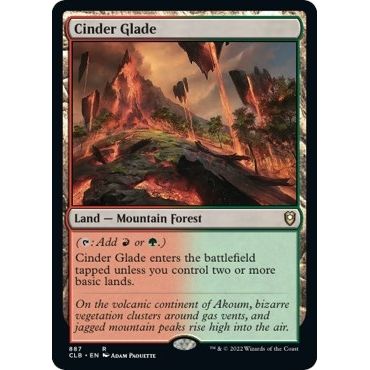 Image for Cinder Glade (887) (CLB) - Magic: The Gathering