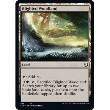 Image for Blighted Woodland (881) (CLB) - Magic: The Gathering