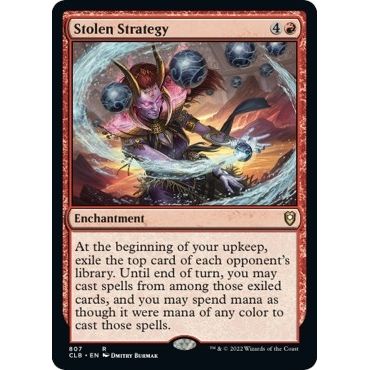 Image for Stolen Strategy (807) (CLB) - Magic: The Gathering