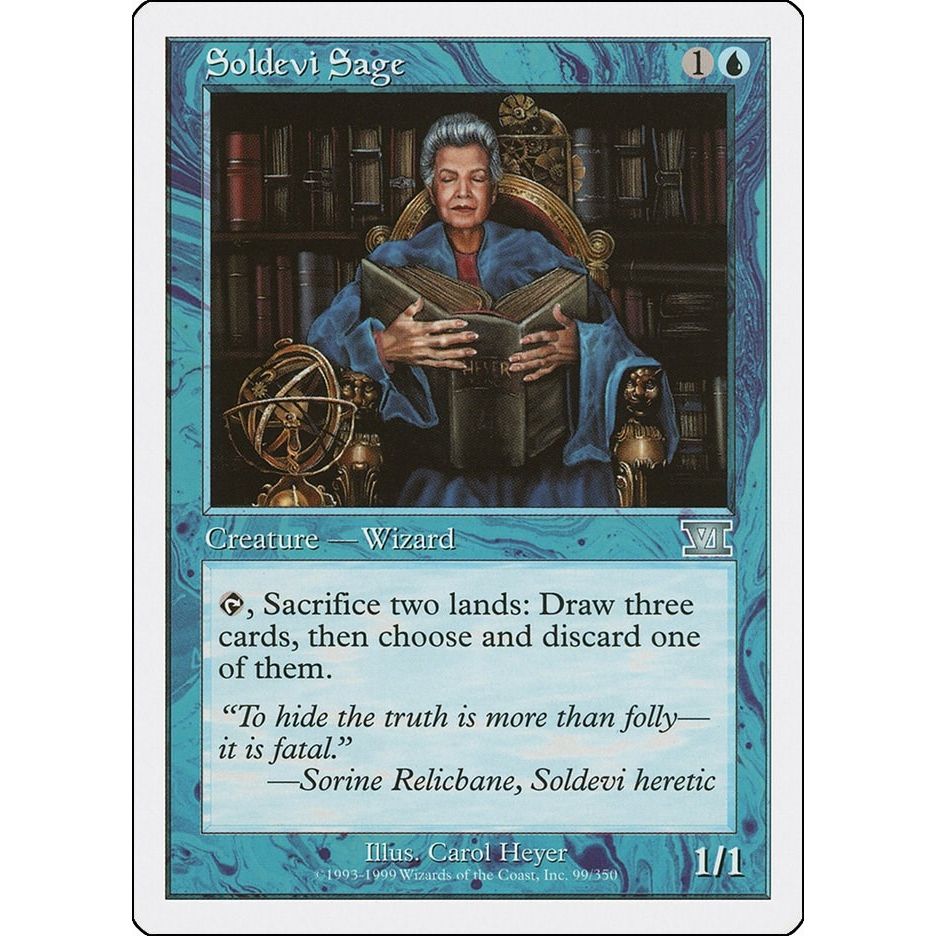 Image for Soldevi Sage (99) (6ED) - Magic: The Gathering
