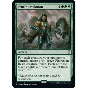 Image for Ezuri's Predation (824) (CLB) - Magic: The Gathering
