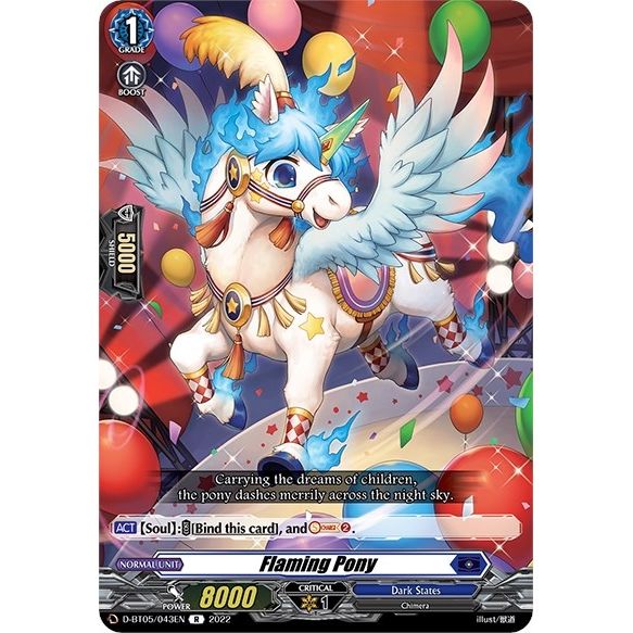 Image for Flaming Pony (D-BT05/043EN) (D-BT05) - Cardfight Vanguard