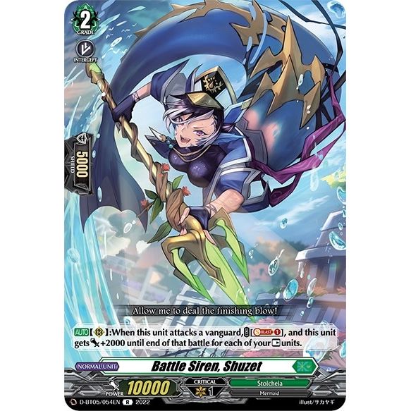 Image for Battle Siren, Shuzet (D-BT05/054EN) (D-BT05) - Cardfight Vanguard