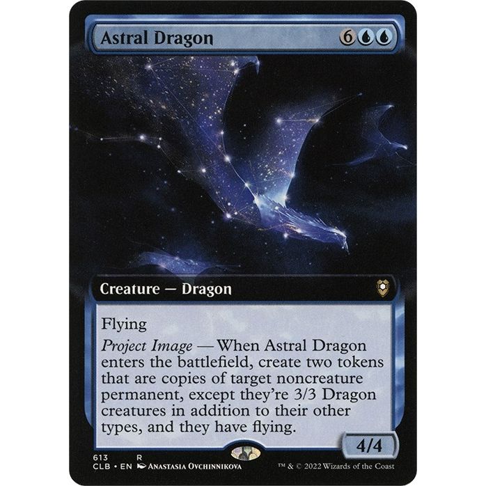 Image for Astral Dragon (Extended Art) (613) (CLB) - Magic: The Gathering