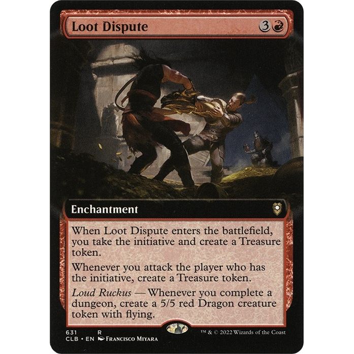 Image for Loot Dispute (Extended Art) (631) (CLB) - Magic: The Gathering