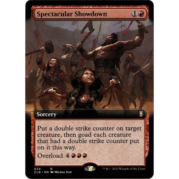 Image for Spectacular Showdown (Extended Art) (634) (CLB) - Magic: The Gathering
