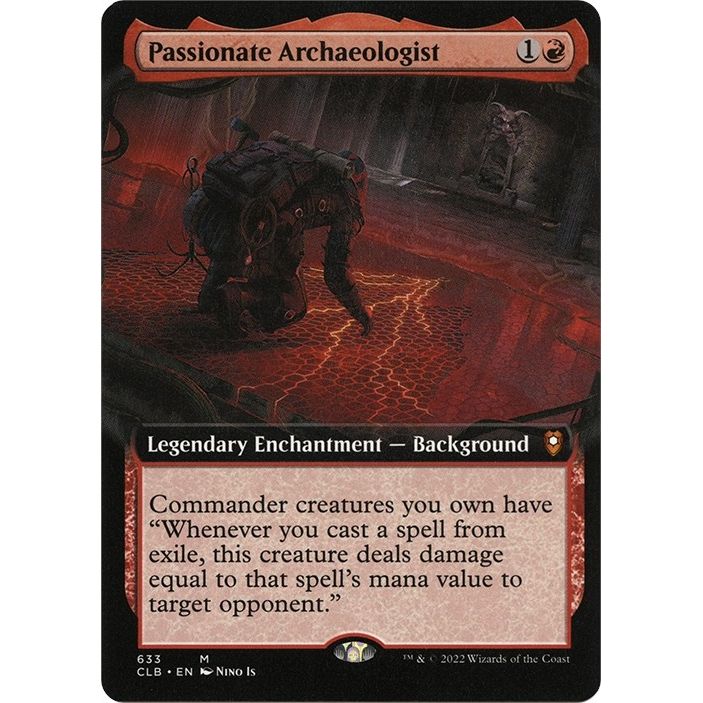 Image for Passionate Archaeologist (Extended Art) (633) (CLB) - Magic: The Gathering