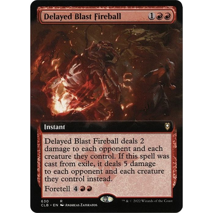 Image for Delayed Blast Fireball (Extended Art) (630) (CLB) - Magic: The Gathering