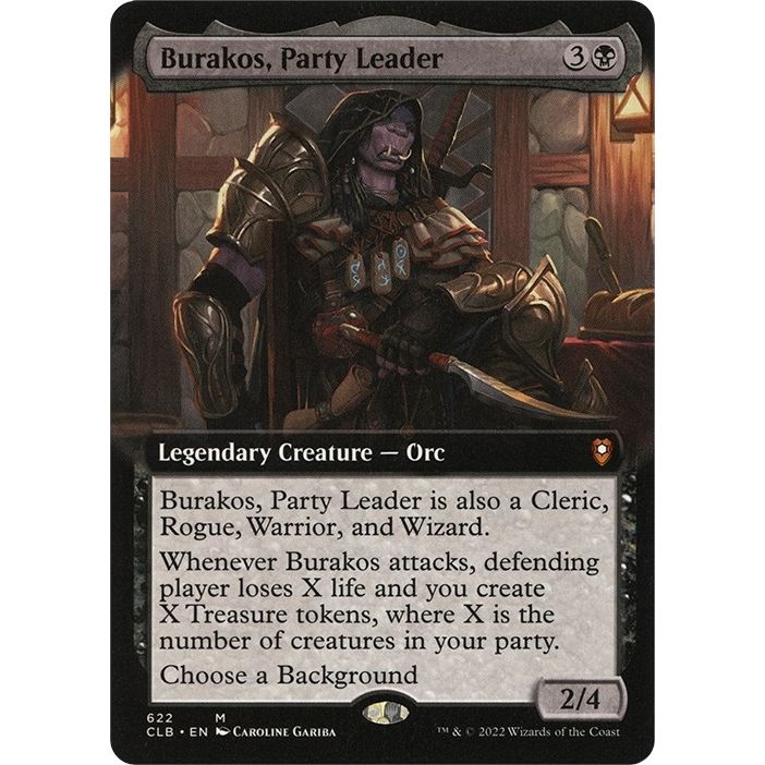 Image for Burakos, Party Leader (Extended Art) (622) (CLB) - Magic: The Gathering
