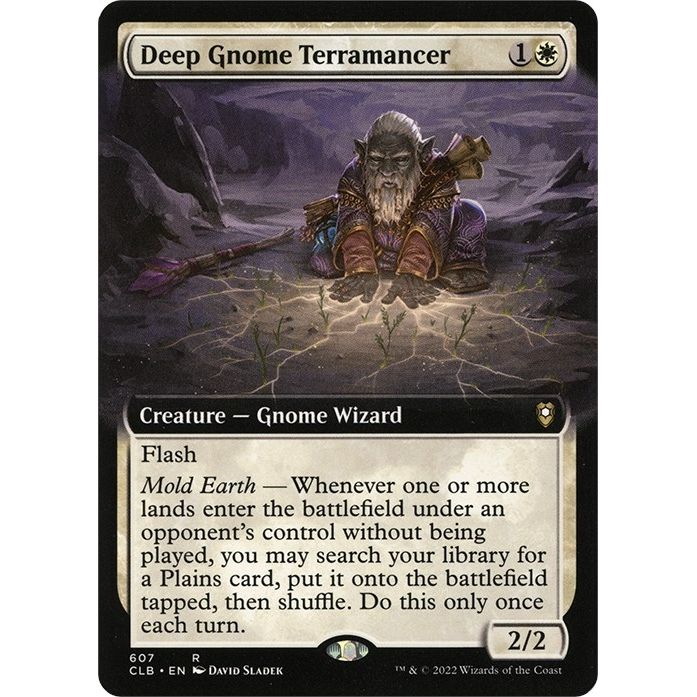 Image for Deep Gnome Terramancer (Extended Art) (607) (CLB) - Magic: The Gathering