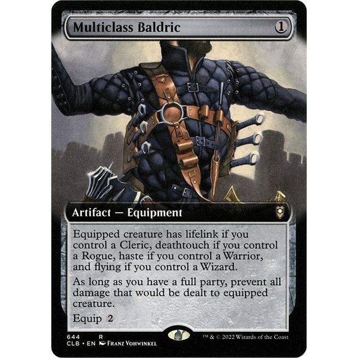 Image for Multiclass Baldric (Extended Art) (644) (CLB) - Magic: The Gathering