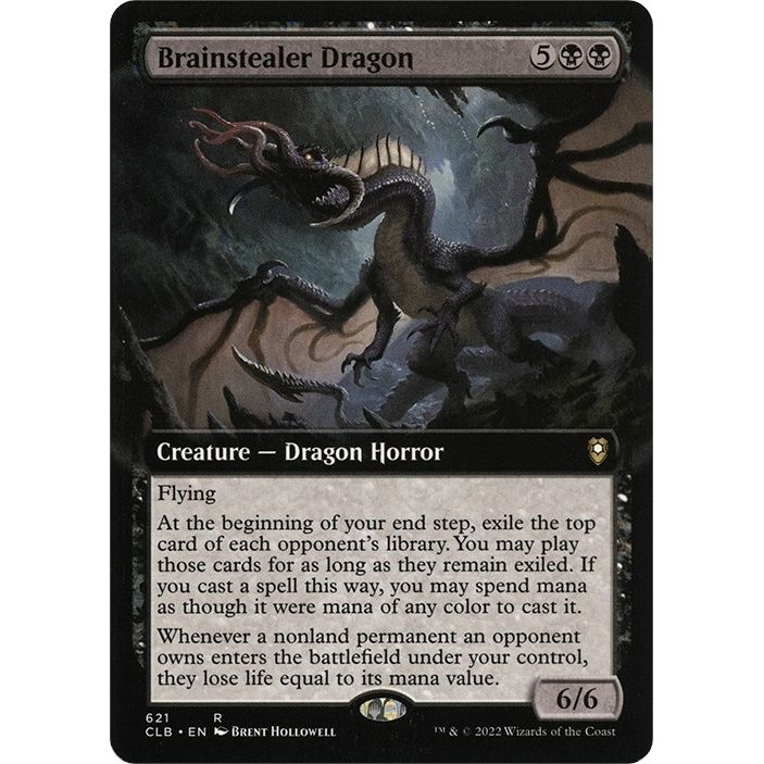 Image for Brainstealer Dragon (Extended Art) (621) (CLB) - Magic: The Gathering