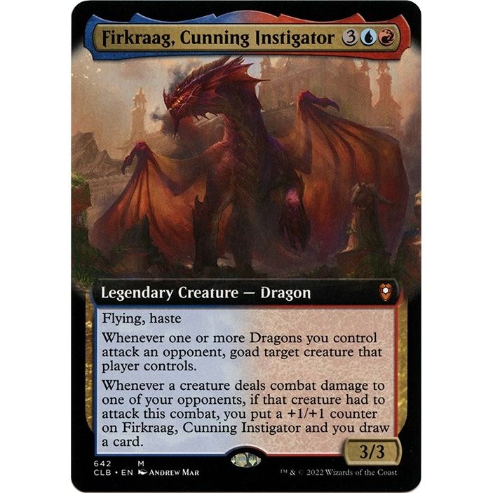 Image for Firkraag, Cunning Instigator (Extended Art) (642) (CLB) - Magic: The Gathering