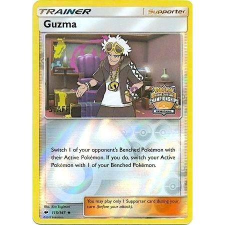 Image for Guzma - 115/147 (Regional Championships) [Staff] (115/147) (PR) - Pokemon