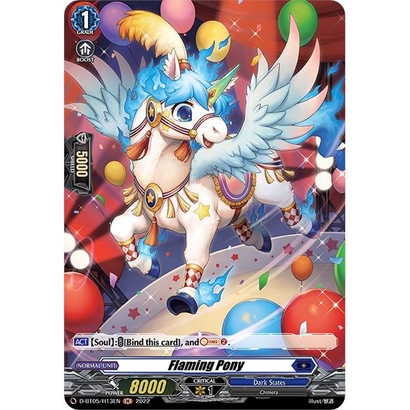 Image for Flaming Pony (Holo) (D-BT05/H13EN) (D-BT05) - Cardfight Vanguard