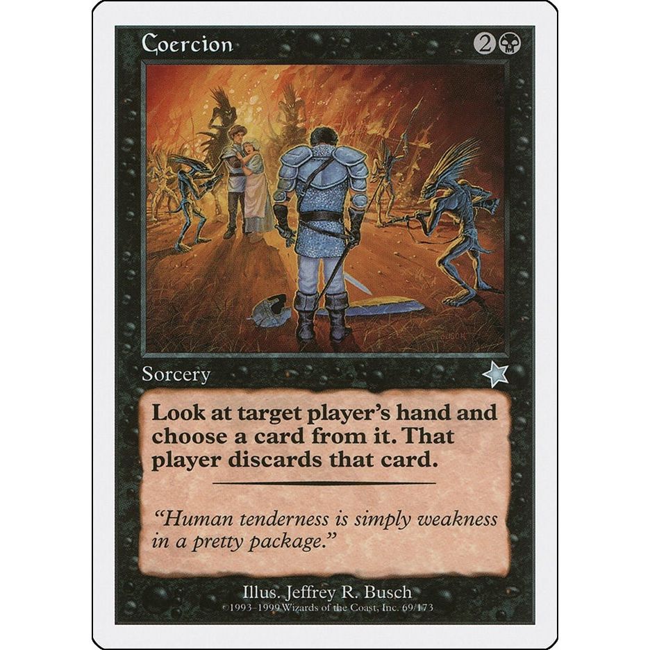 Image for Coercion (69) (S99) - Magic: The Gathering