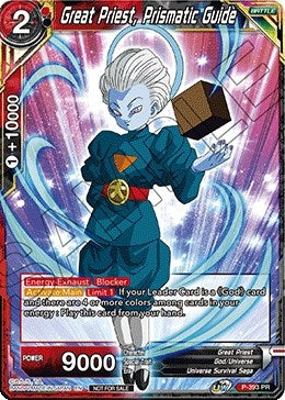 Image for Great Priest, Prismatic Guide (Tournament Pack Vol. 8) (P-393) (TPR) - Dragon Ball Super: Masters
