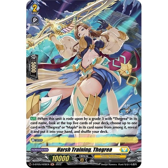 Image for Harsh Training, Thegrea (Holo) (D-BT05/H28EN) (D-BT05) - Cardfight Vanguard