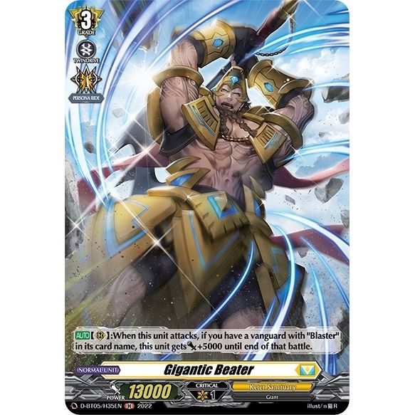 Image for Gigantic Beater (Holo) (D-BT05/H35EN) (D-BT05) - Cardfight Vanguard