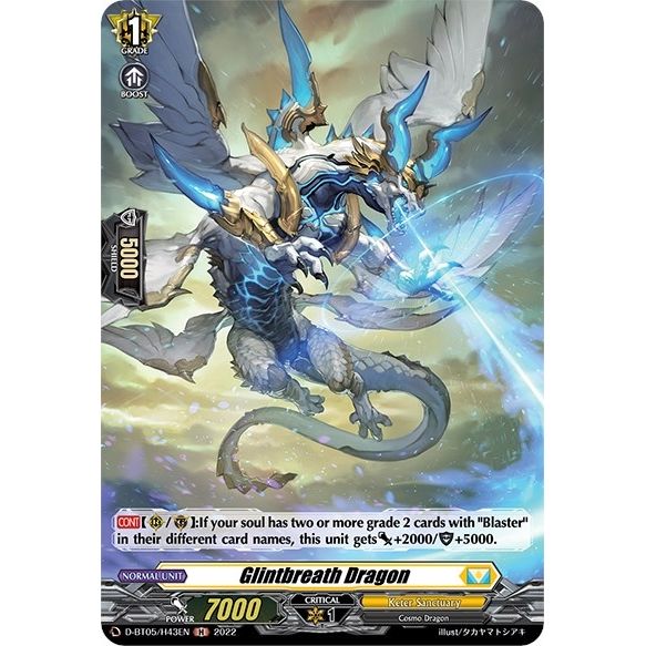 Image for Glintbreath Dragon (Holo) (D-BT05/H43EN) (D-BT05) - Cardfight Vanguard