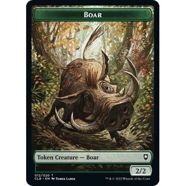 Image for Boar Token (12) (CLB) - Magic: The Gathering