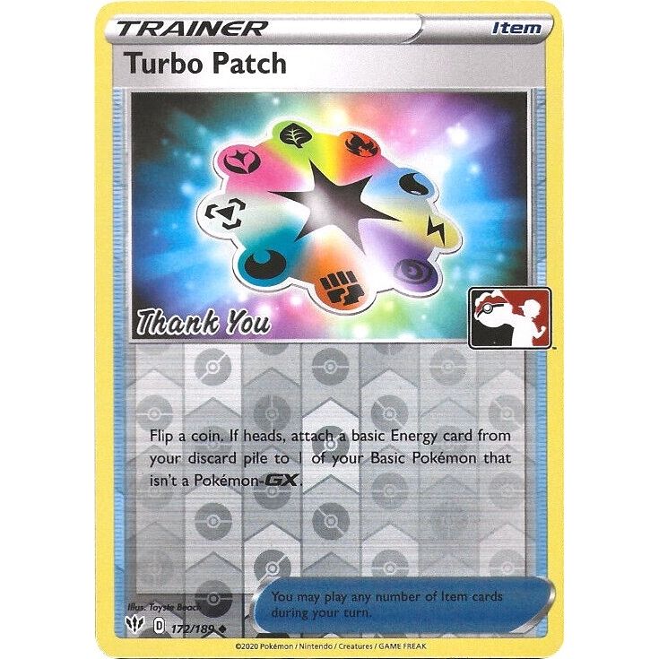 Image for Turbo Patch - 172/189 (Pokemon League) [Thank You] (172/189) (PR) - Pokemon