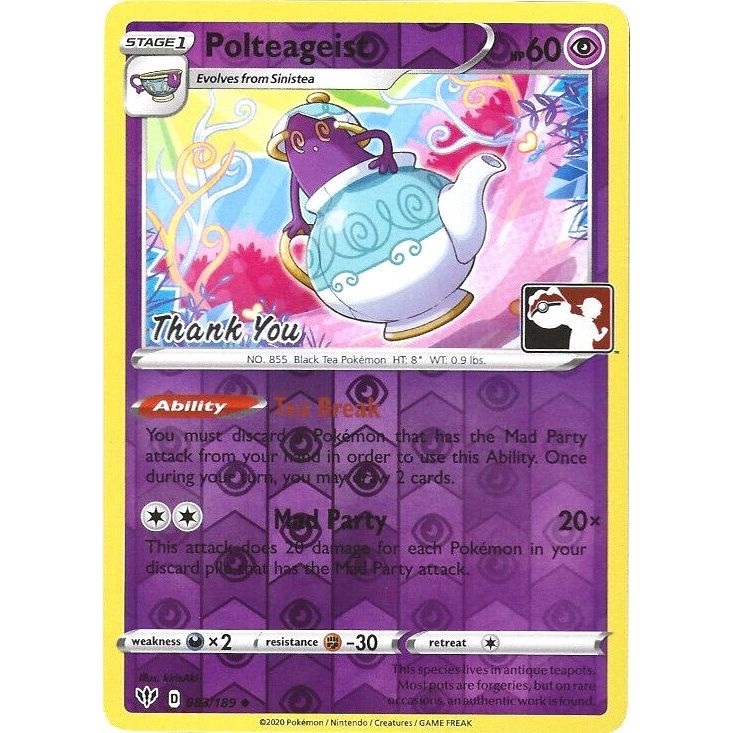 Image for Polteageist - 83/189 (Pokemon League) [Thank You] (083/189) (PR) - Pokemon