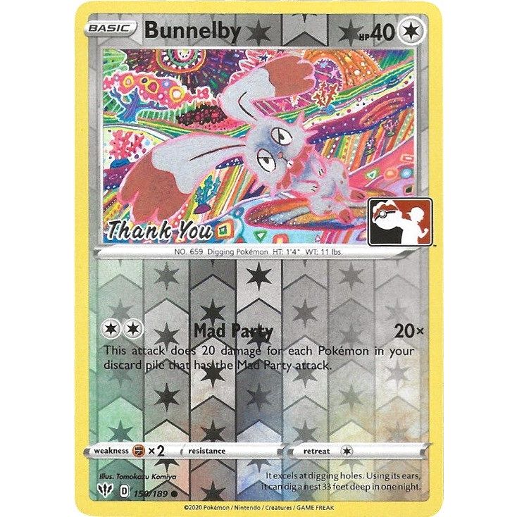Image for Bunnelby - 150/189 (Thank You Promo) (150/189) (MCAP) - Pokemon