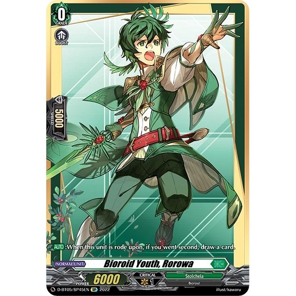 Image for Bioroid Youth, Rorowa (SP) (D-BT05/SP45EN) (D-BT05) - Cardfight Vanguard