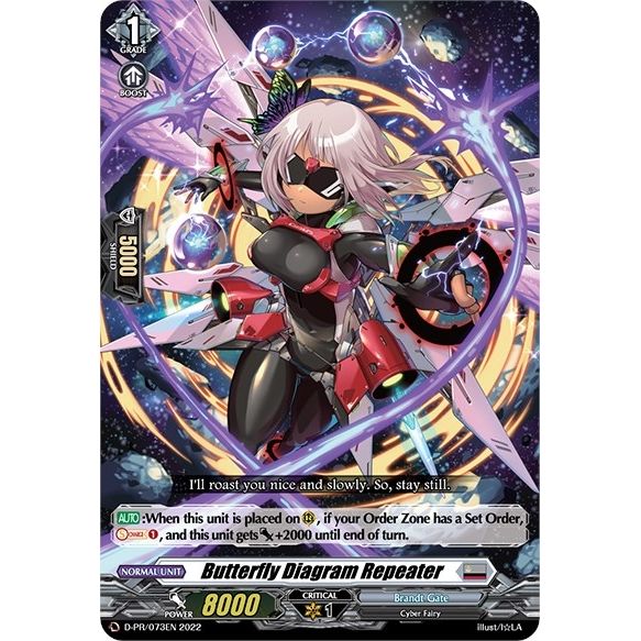 Image for Butterfly Diagram Repeater (D-PR/073EN) (D-PR) - Cardfight Vanguard