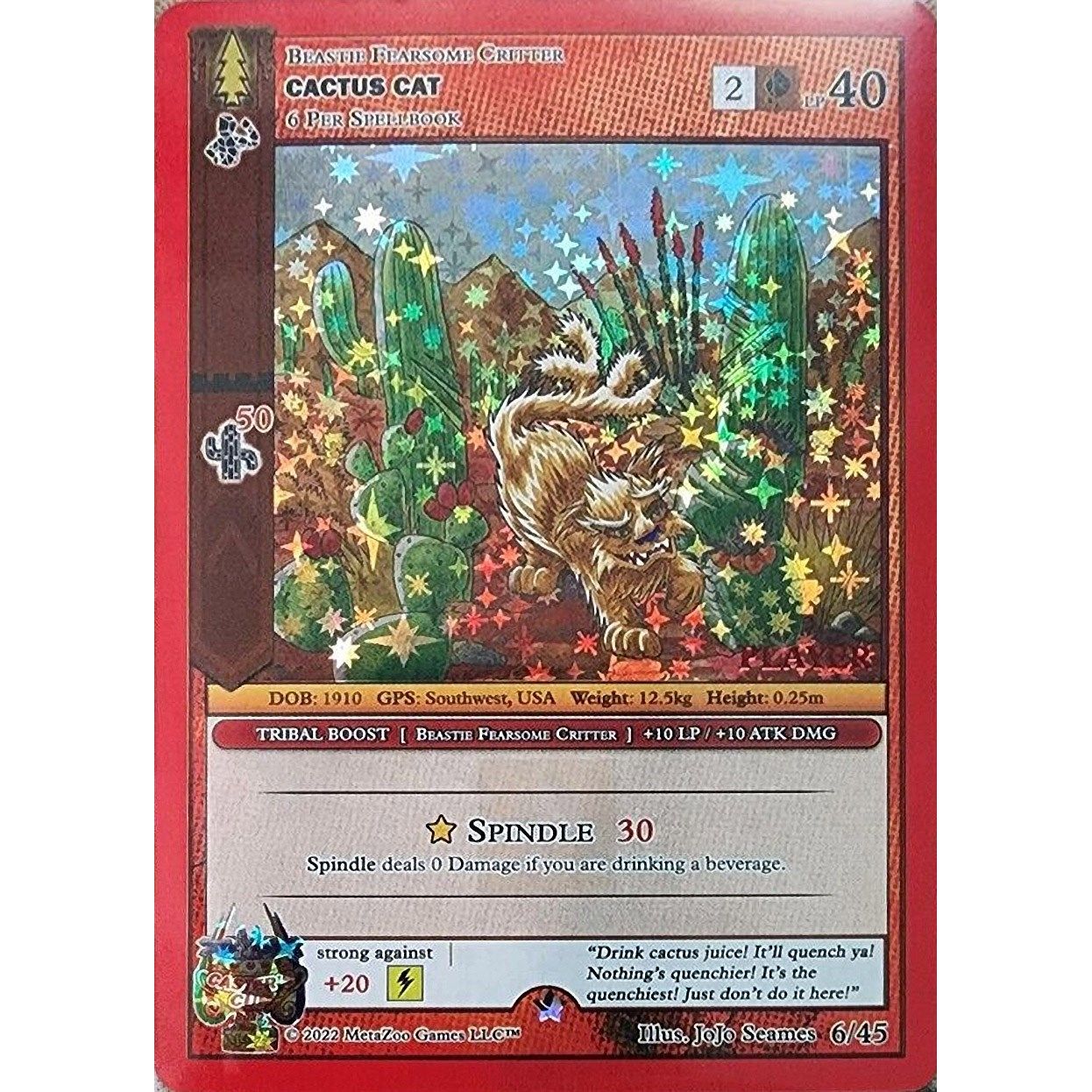 Image for Cactus Cat (6/45) (CCP) - MetaZoo