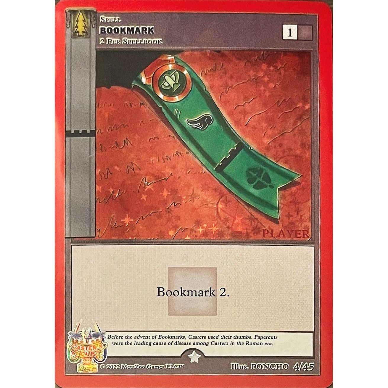 Image for Bookmark (Player Stamped) (4/45) (CCP) - MetaZoo