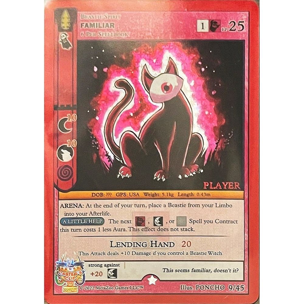 Image for Familiar (Player Stamped) (9/45) (CCP) - MetaZoo