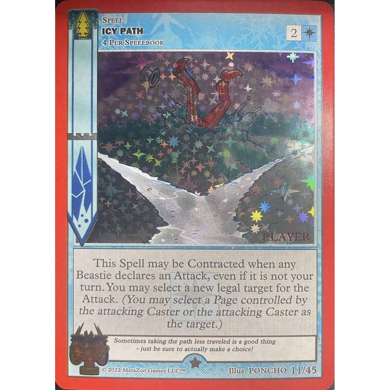 Image for Icy Path (Player Stamped) (11/45) (CCP) - MetaZoo