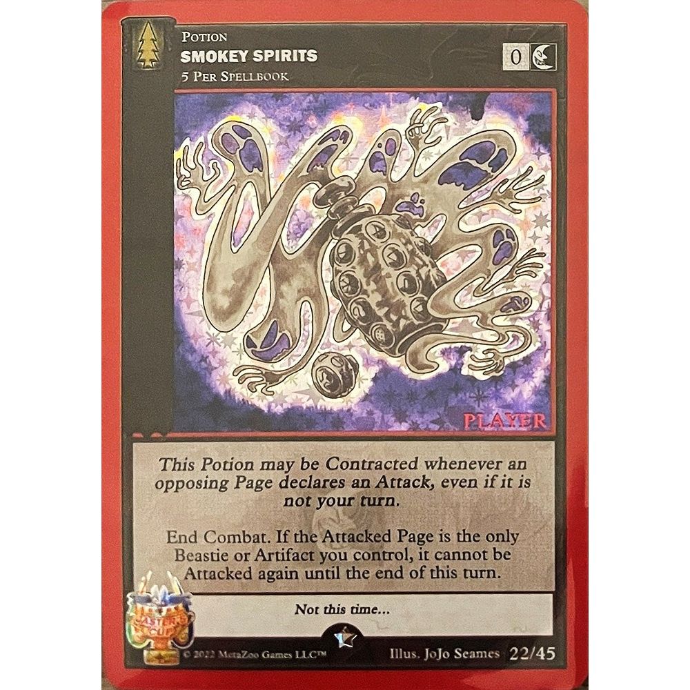 Image for Smokey Spirits (Player Stamped) (22/45) (CCP) - MetaZoo