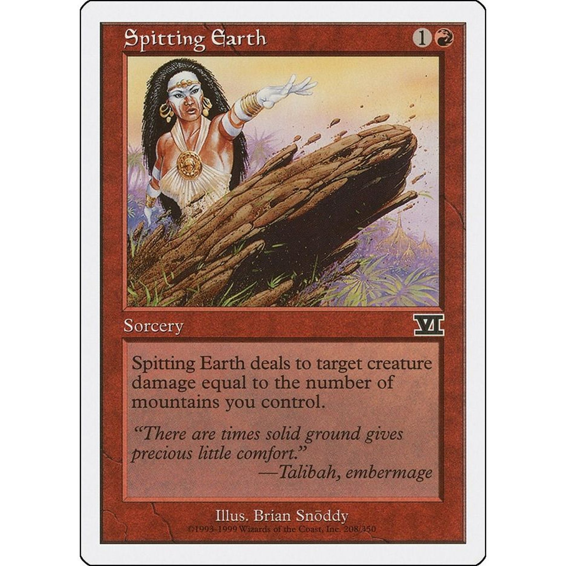 Image for Spitting Earth (207) (6ED) - Magic: The Gathering