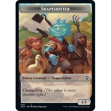 Image for Shapeshifter (022) // Clue Double-Sided Token (22 // 47) (CLB) - Magic: The Gathering