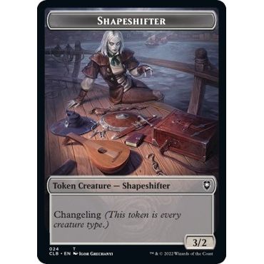 Image for Shapeshifter (024) // Shapeshifter (028) Double-Sided Token (24 // 28) (CLB) - Magic: The Gathering