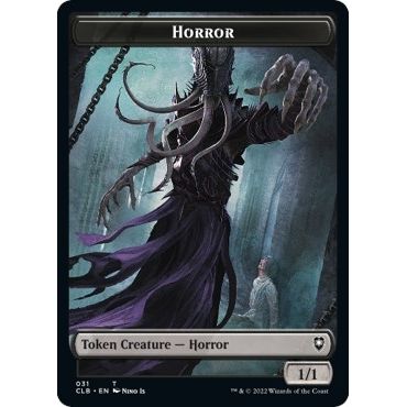 Image for Horror // Eldrazi Horror Double-Sided Token (31 // 21) (CLB) - Magic: The Gathering
