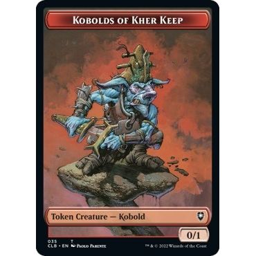Image for Kobolds of Kher Keep // Treasure Double-Sided Token (35 // 17) (CLB) - Magic: The Gathering