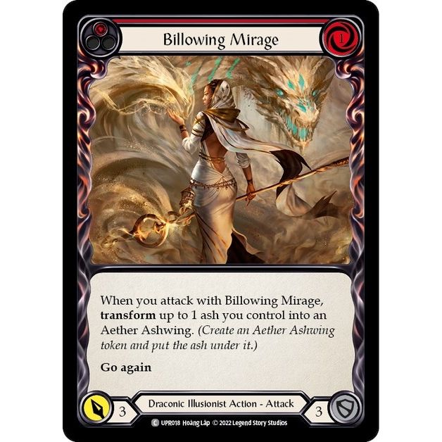 Image for Billowing Mirage (Red) (UPR018) (UPR) - Flesh and Blood TCG