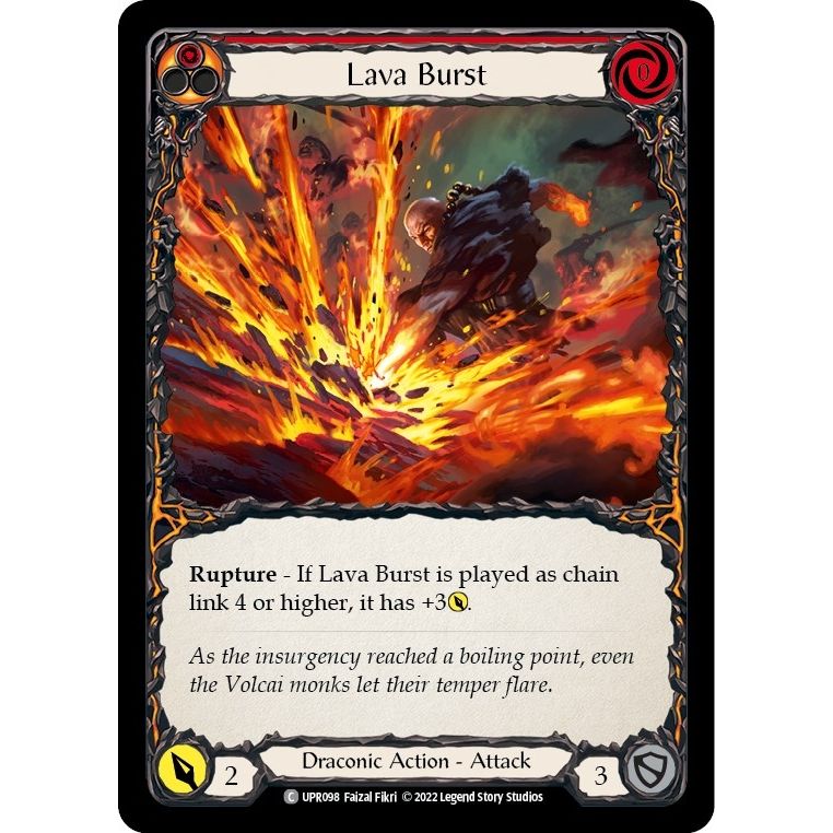 Image for Lava Burst (UPR098) (UPR) - Flesh and Blood TCG