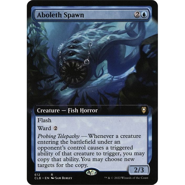 Image for Aboleth Spawn (Extended Art) (612) (CLB) - Magic: The Gathering