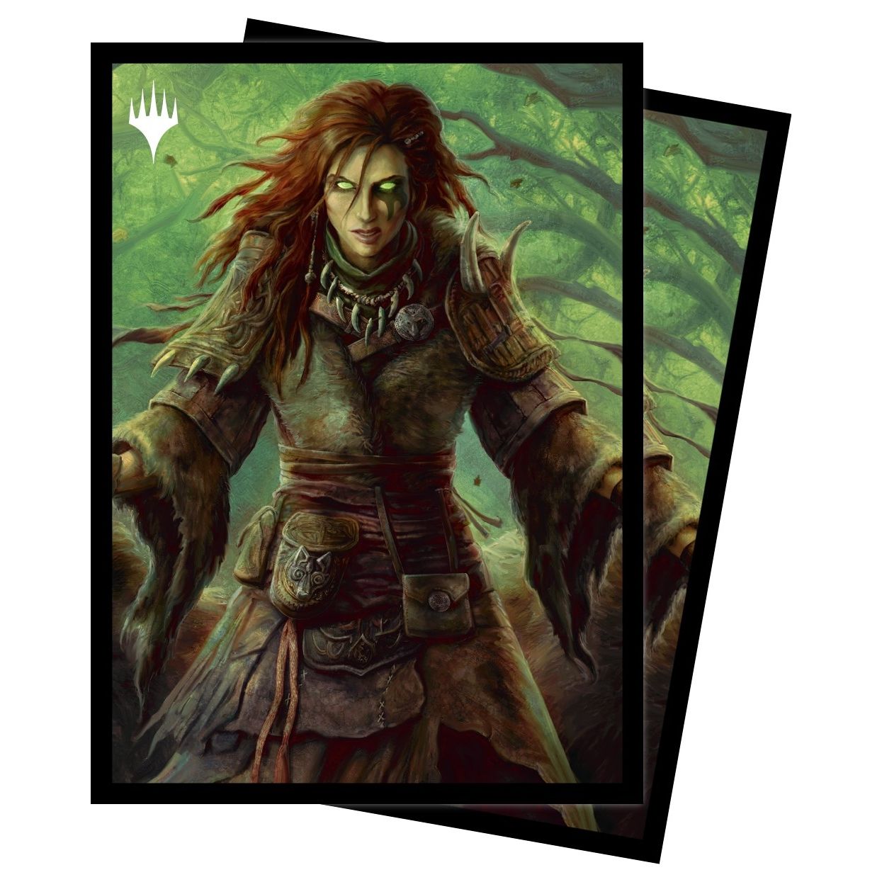 Image for Battle for Baldur's Gate Faldorn, Dread Wolf (B) Standard Deck Protector sleeves for Magic (100-Pack) - Card Sleeves
