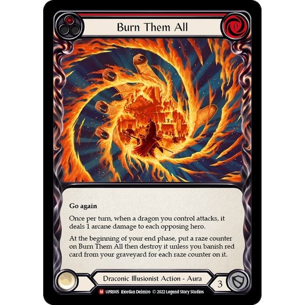 Image for Burn Them All (UPR005) (UPR) - Flesh and Blood TCG