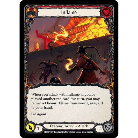 Image for Inflame (UPR097) (UPR) - Flesh and Blood TCG