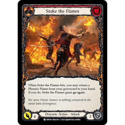 Image for Stoke the Flames (UPR100) (UPR) - Flesh and Blood TCG