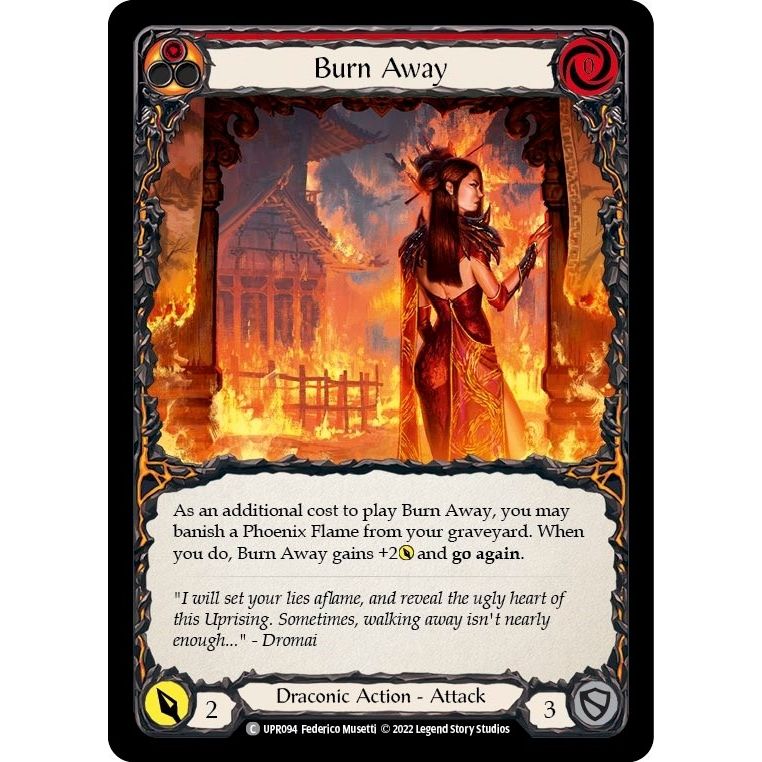 Image for Burn Away (UPR094) (UPR) - Flesh and Blood TCG