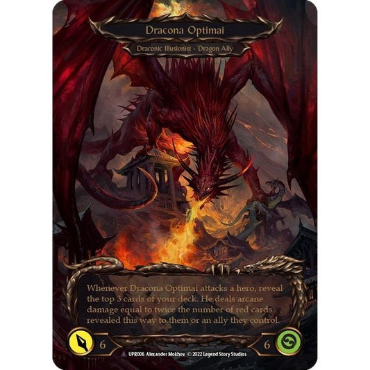 Image for Invoke Dracona Optimai // Dracona Optimai (Marvel) (UPR006) (UPR) - Flesh and Blood TCG