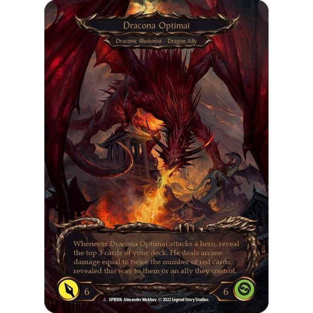 Image for Invoke Dracona Optimai // Dracona Optimai (Marvel) (UPR006) (UPR) - Flesh and Blood TCG
